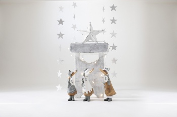 DCUK Alpine Grey Wooden Christmas Ducklings - Choice of Design